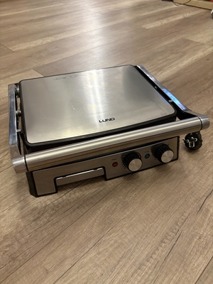 Elbląg Sprzedam kuchenny grill elektryczny, toster marki Lund. Wszystkie parametry są widoczne na ostatnim zdjęciu.