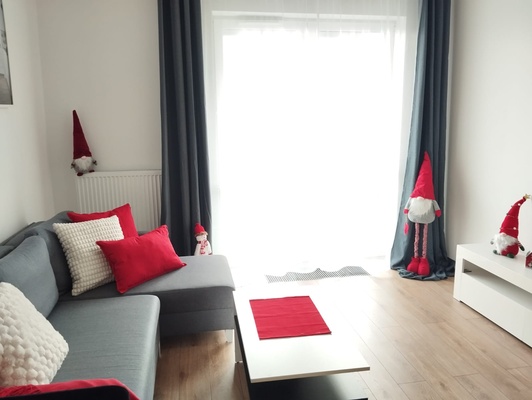 Elbląg 2 pokojowe mieszkanie z balkonem w nowoczesnym bloku z windą z naziemnym miejscem postojowym w cenie. (blok