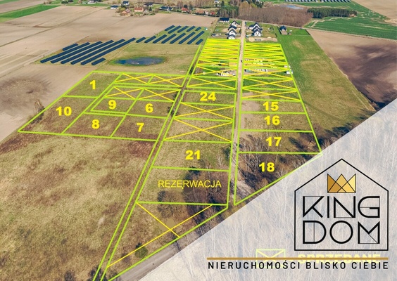 Elbląg 👑🏠&nbsp; KINGDOM&nbsp; 🏠👑NIERUCHOMOŚCI BLISKO CIEBIE&nbsp; DZIAŁKI POD ZABUDOWĘ