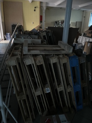 Elbląg Oddam palety, wymiar euro lub mniejsze + przekładki makulaturowe.