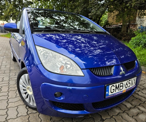 Elbląg Mitsubishi Colt 1,5Benz 110Km 2007Rok Kabriolet Gaz Sekwencja 2030Roku    -Elektryczne Szyby Abs