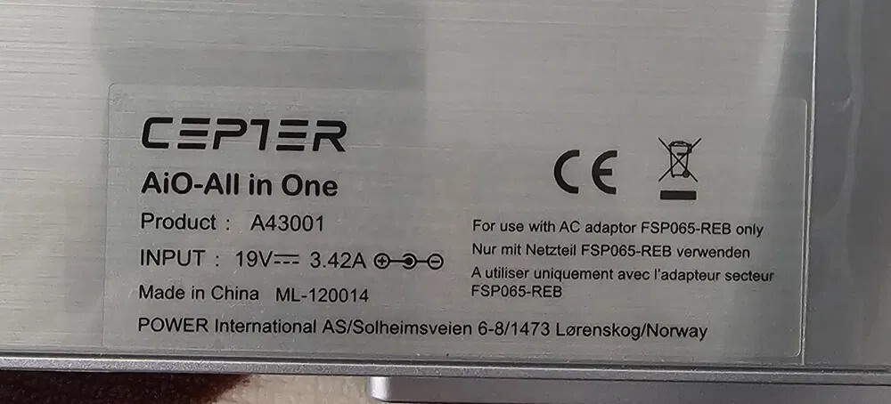 Elbląg Sprzedam Komputer typu All in one AiO Cepter 24
Używany, posiada nieliczne oznaki używania.
Usterka to rysa na