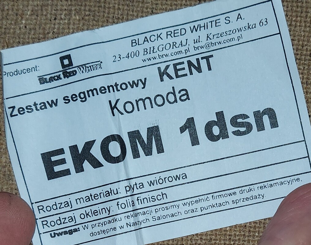 Elbląg Sprzedam szafkę narozną BRW EKOM 1dsn z zestawu segmentowego KENT
stan dobry
Odbiór osobisty
Zapraszam