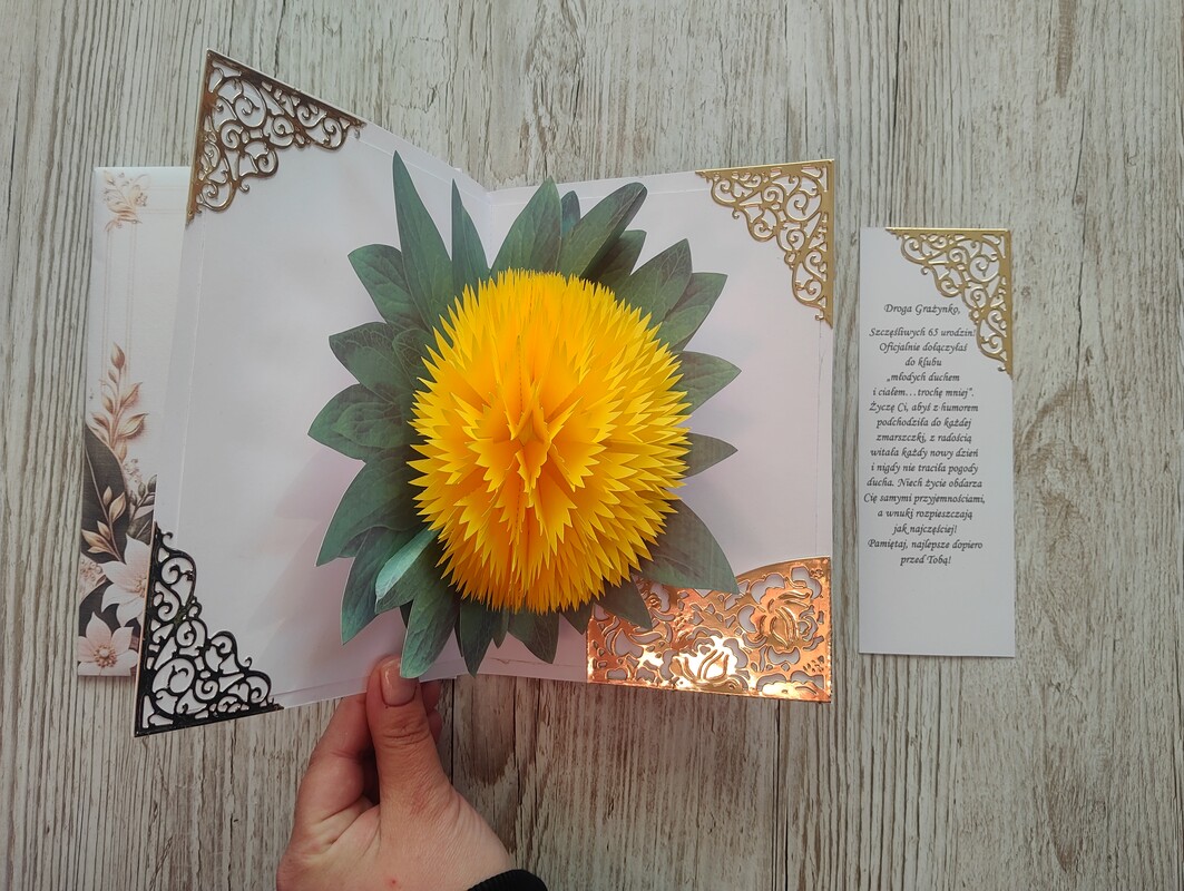 Elbląg Dzień dobry,
W ramach hobby wykonuje z papieru kartki okolicznościowe, origami modułowe 3d.
Poszukujesz