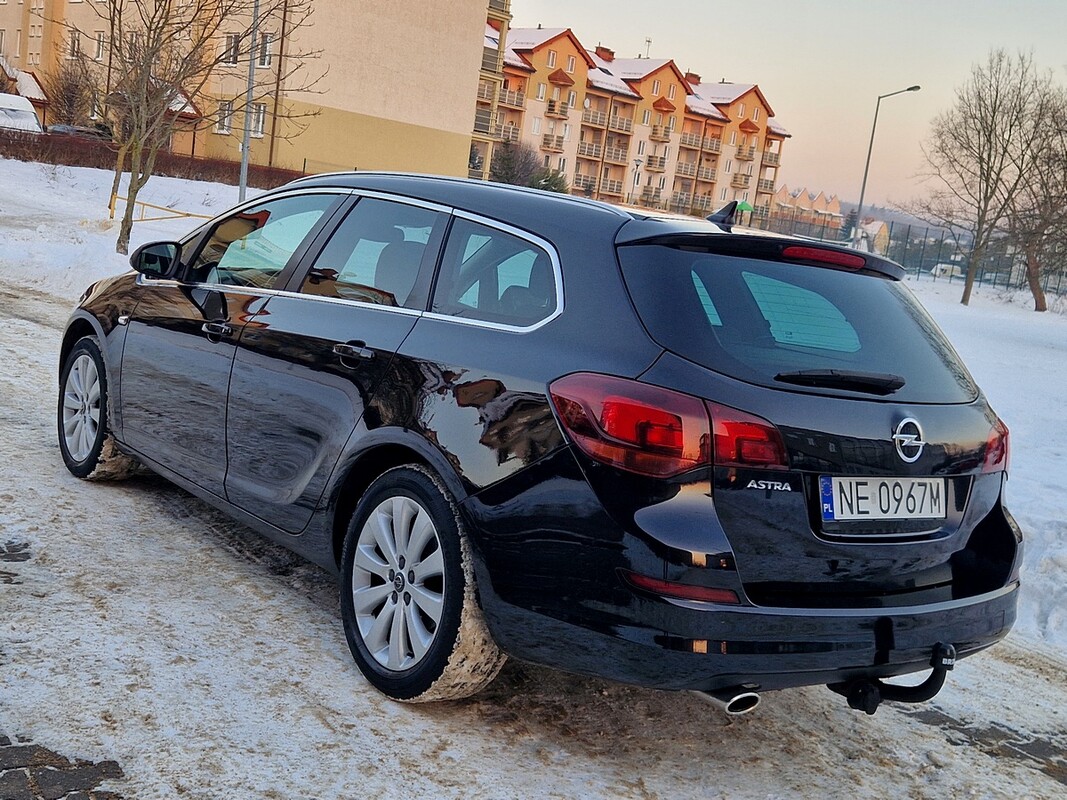Elbląg Opel Astra J1.4TurboBenz 140 -Klima--Skóry-Alu-NaviSuper StanSerwisowany-Zarejestrowany w Polsce2012