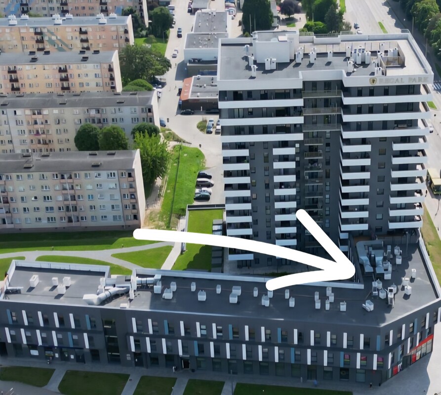 Elbląg Ciche mieszkanie 2-pokojowe w centrum Elbląga, z tarasem