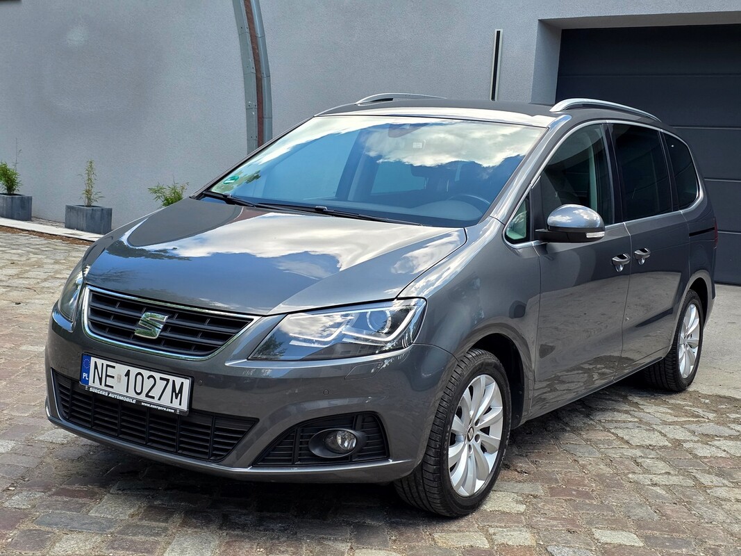 Elbląg Seat Alhambra 2.0TDI 150KMFULL Opcja Automat DSG 7MiejscZAREJESTROWANY2017