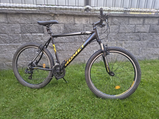 Elbląg Rower górski hardtail Romet Rambler R6.1 MTB Series czarny / żółty 2022,jestem pierwszym właścicielem roweru