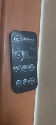 Elbląg Kurtyna powietrzna Volteno. Elektryczny termowentylator 2000/1000W z pilotem mało używany. Nadmuch ciepły lub