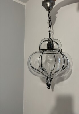 Elbląg Szklana lampa