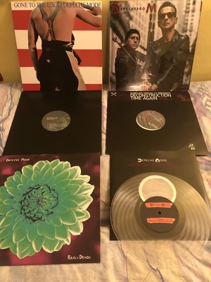 Elbląg Wystawiam 6x winyli Depeche Mode:
Early Demos-fioletowa płyta stan bdb. 
Deconstruction  time again vol. II-