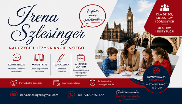 Elbląg Korepetycje/szkolenia/kursy z języka angielskiego 
