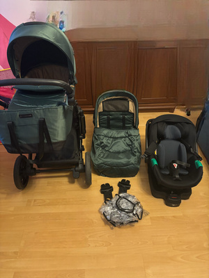 Elbląg Sprzedam wózek firmy KinderKraft model prime 2 Pro 3 in1.Wózek był używany pół roku więc są normalne ślady