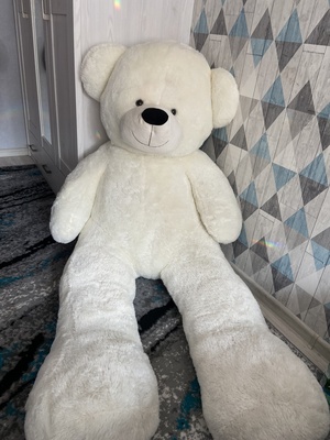 Elbląg Mis pluszowy biały jak nowy
Około 180 cm