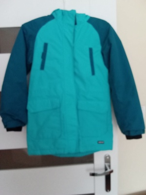 Elbląg Sprzedam za 100 zł. komplet ocieplany dla dziewczynki na wiek 8 - 10 lat kurtka na polarku i spodnie ocieplane