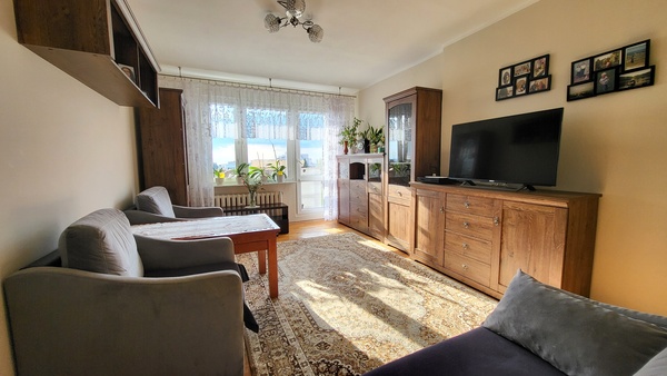 Elbląg KWADRAT NIERUCHOMOŚCI2 pokojeblok z 1992 r. duży balkonmedia z miastaosiedle Nad Jarem