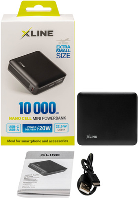 Elbląg Sprzedam Nowy w kartoniku, nie otwarty powerbank Xline 10 000 mAh. 
Fajny bo mały wersja mini. 
Kupiony w media