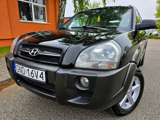 Elbląg Hyundai Tucson Napęd 4X4  2,0Benz Gaz  141KM 2006Rok Gaz Sekwencja Ważny Do 2031R-Klimatyzacja