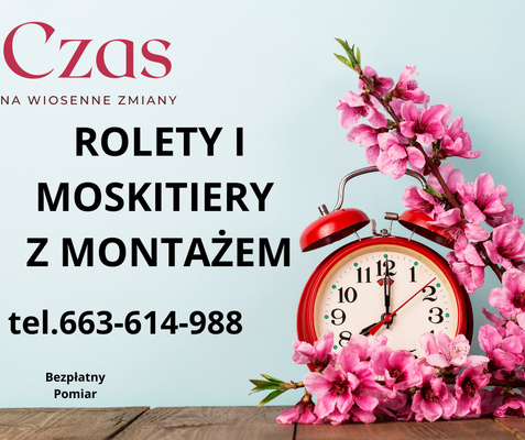 Elbląg ROLETY I MOSKITIERY Z MONTAŻEM