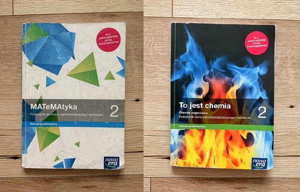Elbląg Sprzedam podręczniki do szkoły średniej klasa 2:
1) To jest chemia 2,zakres podstawowy, nowa era - 15 zł
2)