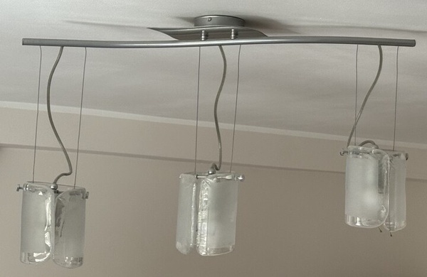 Elbląg Lampa sufitowa (szerokość 78cm) + lampa podłogowa (wysokość 170cm)- komplet
Wysokość kloszy regulowana