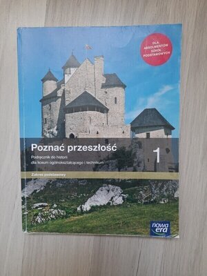 Elbląg Podrecznik do 1 klasy liceum/technikum
Historia - poznać przeszłość. Z ubiegłego roku.