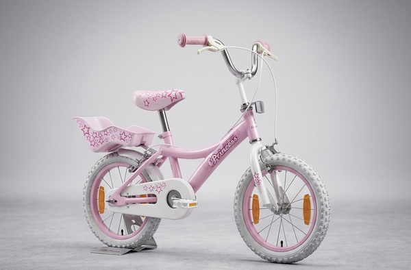 Elbląg Rower dziecięcy dla dziewczynki &ndash; 14&rdquo; | stan bardzo dobry | komplet akcesoriów I 2 sztuki