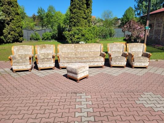 Elbląg Sprzedam wypoczynek, zestaw w stanie bdb (jak na zdjęciach). Sofa trzyosobowa (nierozkładana, bez kółek),