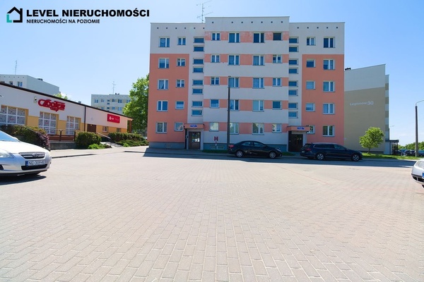 Elbląg LEVEL NIERUCHOMOŚCI  Trzypokojowe mieszkanie osiedle Nad Jarem57,7m2  NIERUCHOMOŚCI NAPOZIOMIE