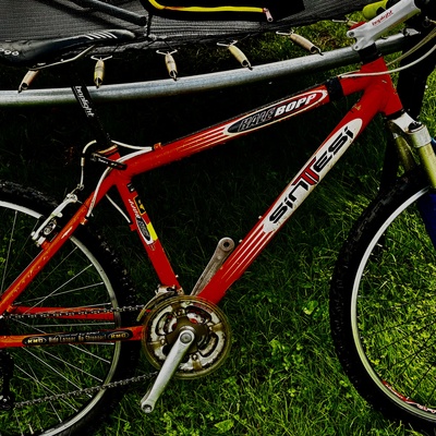 Elbląg Sprzedam rower MTB Sinttesi Hale Bopp. Stan techniczny dobry, rower sprawny. Rozmiar ramy: długość rury
