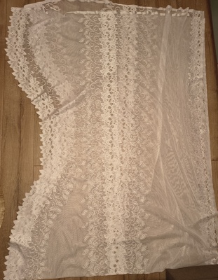 Elbląg Firany żakardowe kolor biel cena 30 zł140cm x350cm