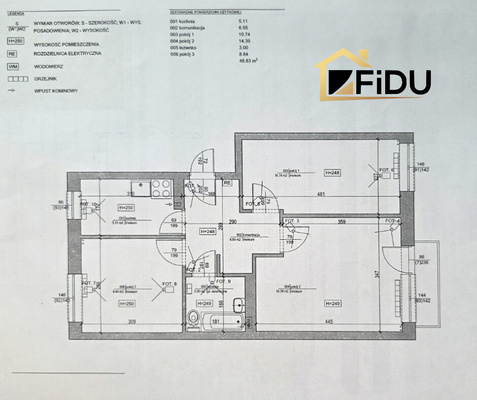 Elbląg ⭐&nbsp;⭐&nbsp;⭐&nbsp;⭐&nbsp;⭐FiDU Biuro Nieruchomości prezentuje:Mieszkanie