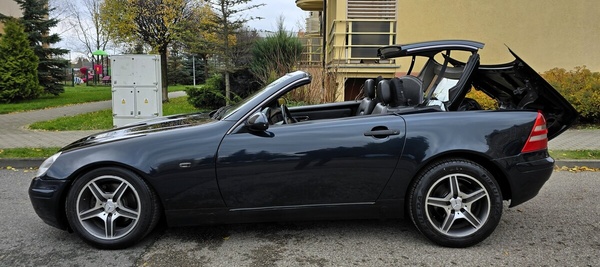 Elbląg Mercedes-Benz SLK 200 2.0Benzyna 136KM 1997Rok Bardzo Dobry Automatyczna Skrzynia-Kabriolet  Wspomaganie