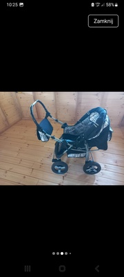 Elbląg Wózek dziecięcy 3w1:
1.Wózek z gondolą
2.Nosidełko do auta
3.Spacerówka
Więcej opisu na Vinted. Link podany w