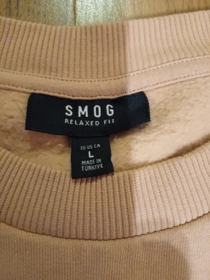 Elbląg Bluzka grubsza ocieplaną SMOG rozmiar L