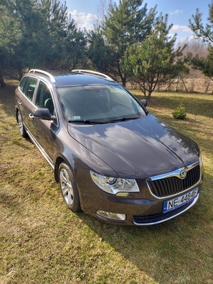 Elbląg Skoda Superb II Combi | 2.0 TDI 170 KM | Bogata Wersja | Skóra | Bi-Xenon