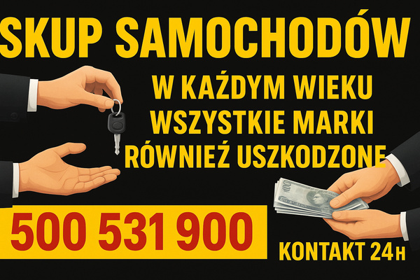 Elbląg Skup Aut Elbląg i Okolice – Gotówka od Ręki!
Szybko, legalnie i bez stresu! Skupujemy samochody w każdym stanie