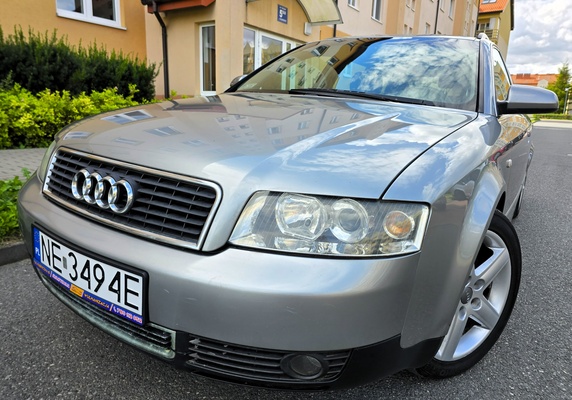 Elbląg Audi A4 B6 Avant Kombi 2,0Benz  130Km 2003Rok Nowy Rozrząd i Oleje-Elektryczne Szyby Abs Radio Sprawna