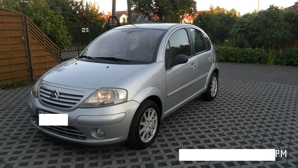 Elbląg CITROEN C3 EXLUSIV Model 2004POJ 1,4 benzyna Przebieg 136 tyśKlimatronik działającyAlu-felgiAir bagElektryczne