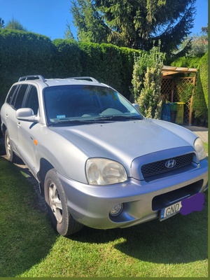 Elbląg Hyundai Santa Fe  2004 deasel, 185 000 przebiegu. Stan ogólny dobry. Przegląd do końca stycznia 2026 
Bez rdzy,