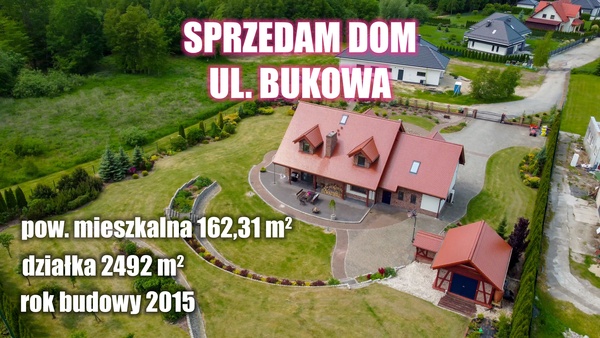 Elbląg TO MY SPRZEDAJEMYNIERUCHOMOŚCI W TYM MIEŚCIEBIURO NIERUCHOMOŚCIAMERICAN HOMEFOR SALE - DOM UL. BUKOWAWITAJ W DOMU