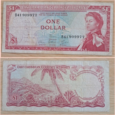 Elbląg Rzadki banknot 1 Dolar 1965 – Karaiby Wschodnie (Królowa Elżbieta II)
Na sprzedaż oryginalny, historyczny