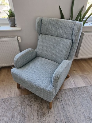 Elbląg ✨ Fotel Wysoki Wajnert Skandynawski model Wing – Elegancja i Komfort! 🇵🇱 Ładny