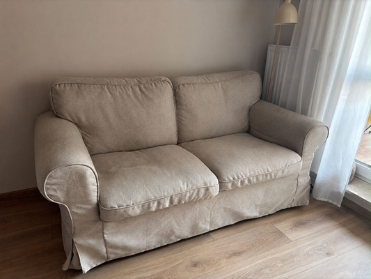 Elbląg Sprzedam kanapę Ektorp z Ikea. Możliwość ściągnięcia i wyprania materiału. Stan bardzo dobry, jak nowa. Odbiór