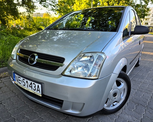 Elbląg Opel Meriva  1.6Benzynka 100KM 2005Rok Rodzinny Zadbanny Automat-Wspomaganie Kierownicy Alufelgi-Poduszki