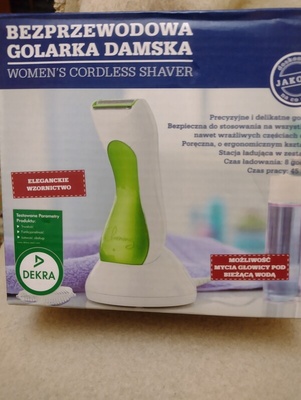 Elbląg Golarka bezprzewodowa damska.
Nowa nie używana.