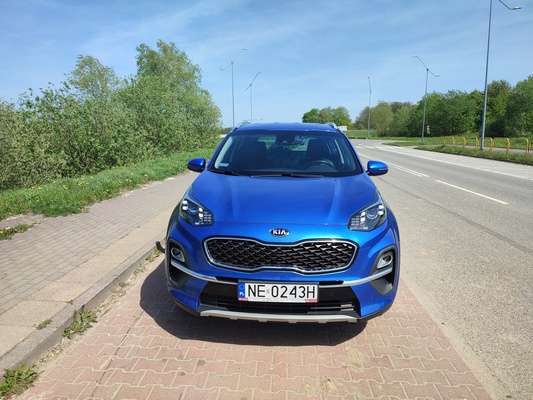 Elbląg Skradziono samochód Kia sportage