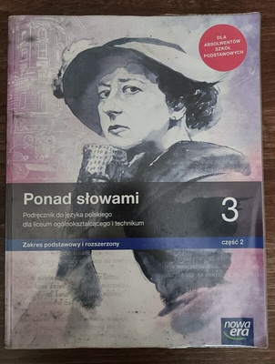 Elbląg SPRZEDAM PODRĘCZNIKI DO KLASY 3 LICEUM I TECHNIKUM JĘZYK POLSKI - Ponad słowami, część 2 - 20