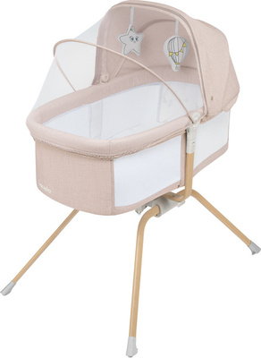 Elbląg Łóżeczko-kołyska Lionelo Malin Evo Beige Natural +&nbsp; Babysense 7 Monitor oddechu