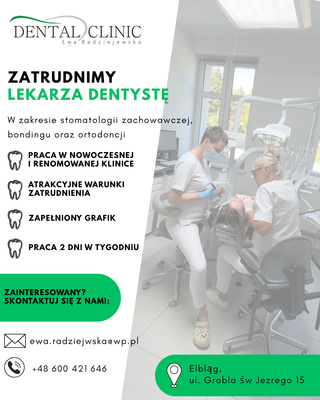 Elbląg ZATRUDNIĘ LEKARZA DENTYSTĘ